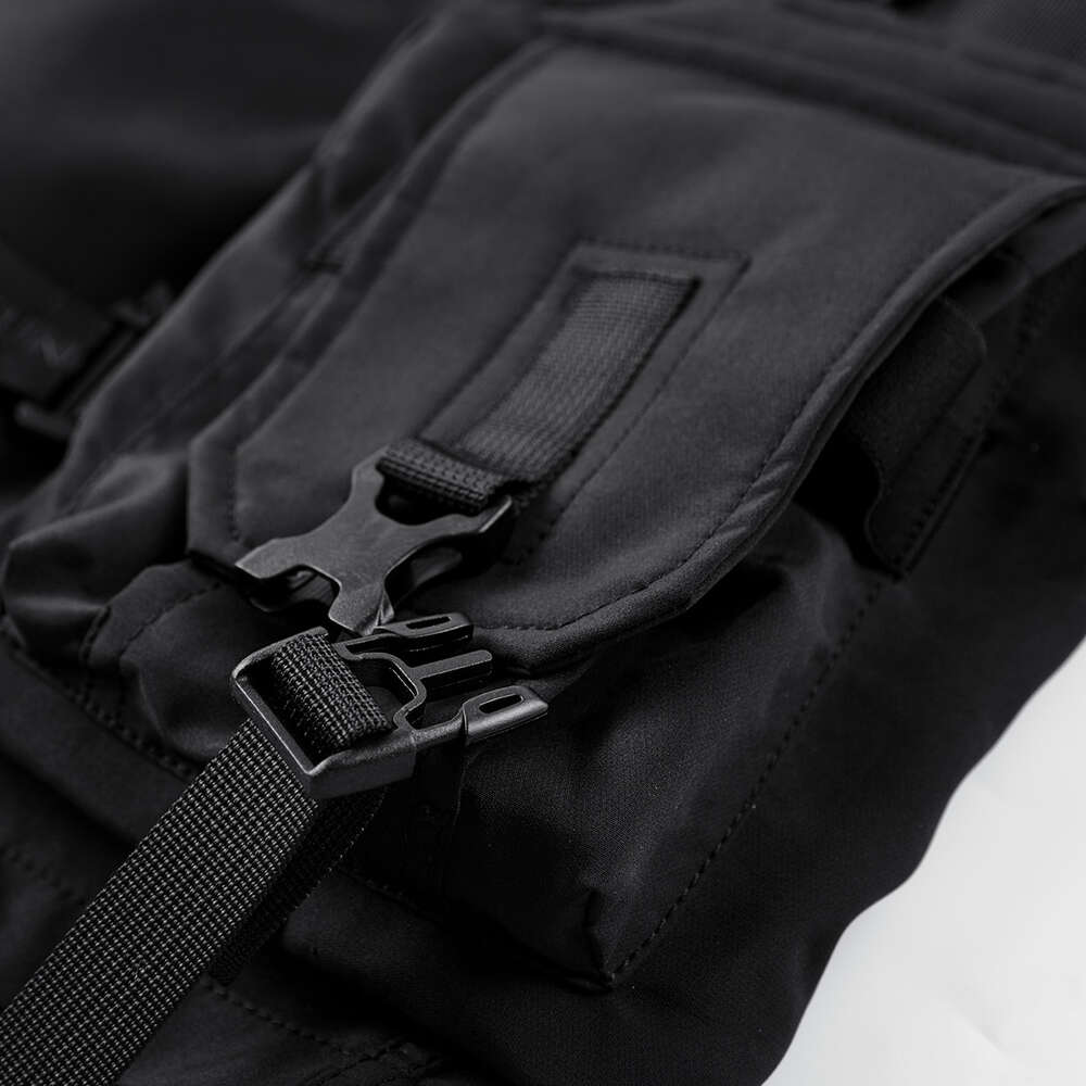2022 Summer Tactical Men Fashion Functional Multi Pockets Shorts Techwear Hip Hop Streetwear Knee Length Pants WB737