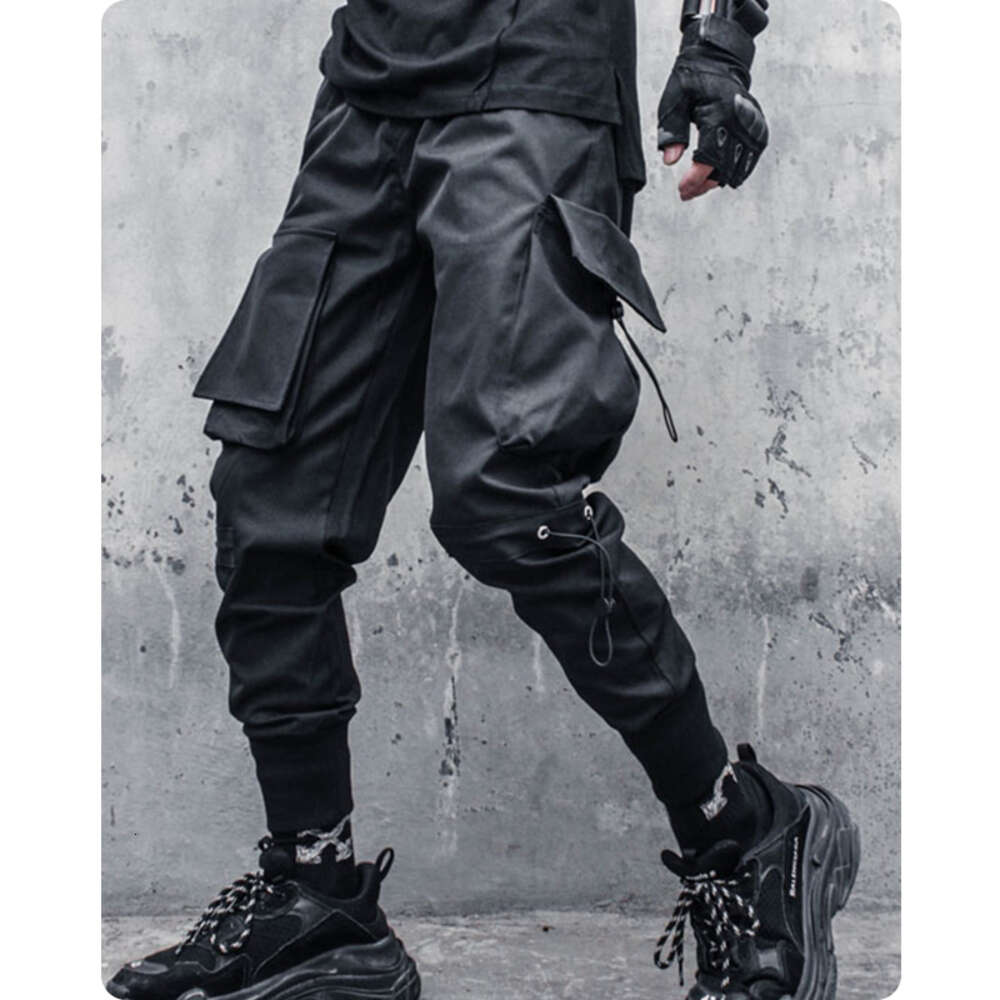 Studio Assassin Beam Foot Trousers Function of Male Big Bag Pants Loose Overalls