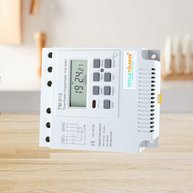 TM613 380V LCD Digital Multipurpose Three Phases Programmable Control Power Timer Switch