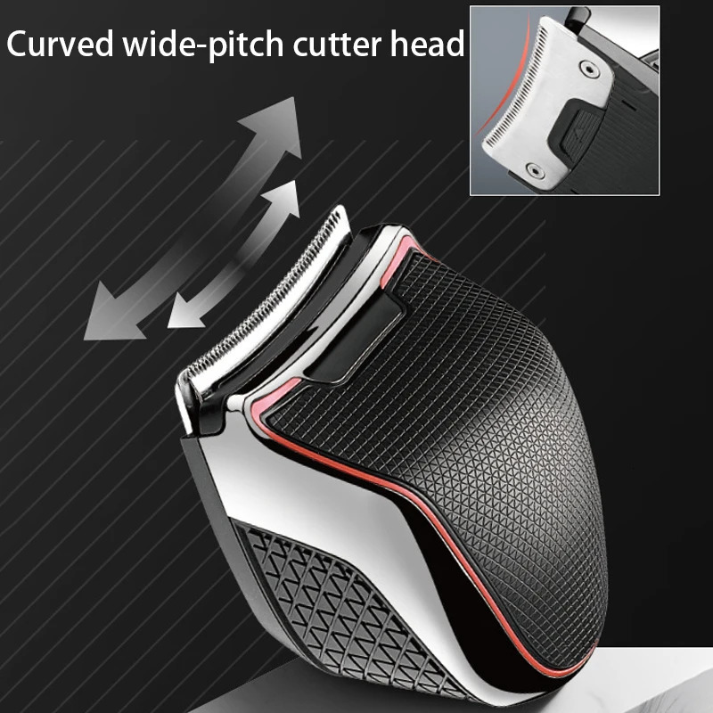 Wet Dry Self-Haircut Electric Beard Hair Trimmer For Men Grooming Shortcut Hair Clipper Washable Haircut Machine Rechargeable 231220