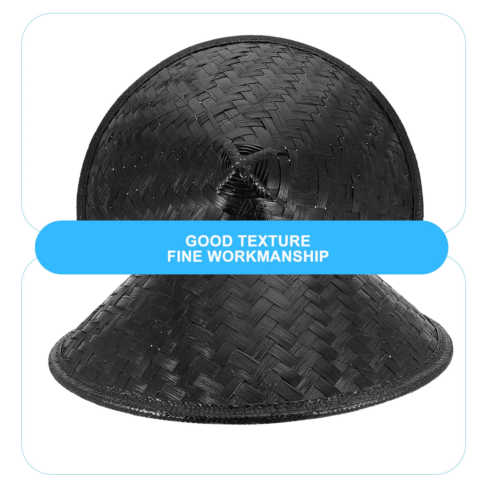 Hat Straw Chinese Japanese Samurai Cosplay Conical Asian Coolie Rice Cone Hats Ninja Cap Bamboo Party Farmer Paddy Costume 231220