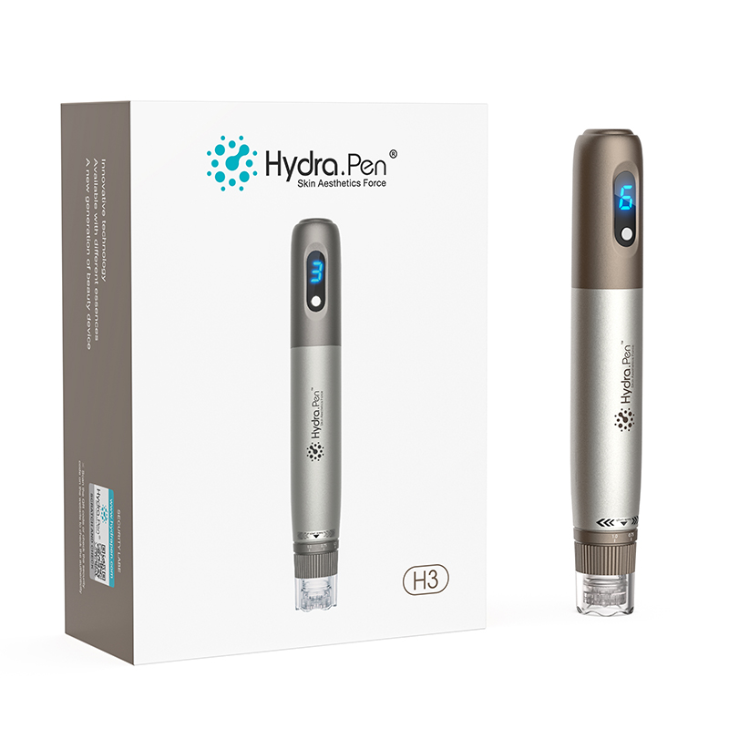 Wireless Hydra Microneedle Derma Skin Care tool for At-home Face Serums Applicator & Mesotherapy - USB Charging Hydra.Pen H3