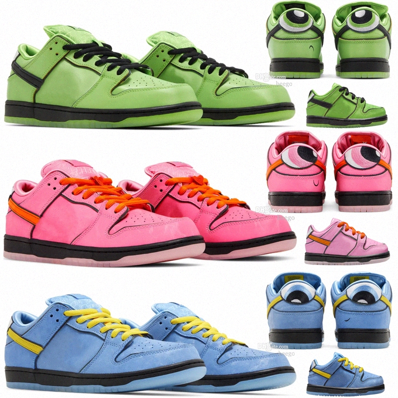 The Powerpuff Girls Running Shoes Bubbles Buttercup Blossom Men Women Kids Sneakers TrainersACUc#