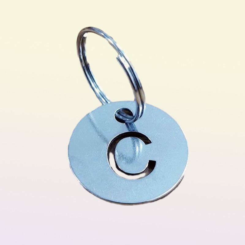 Novelty Items 26 PCS Stainless Steel Letters Plates Round Labels Mark Sign Classification Tags Metal Alphabet Item Marker AZ Sign2033936