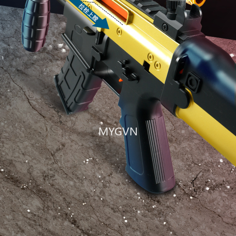 SCAR Toy Guns Soft Bullet Shell Ejection Blaster Rifle Sniper Submachine Gun for Boys Kids Outdoor Games