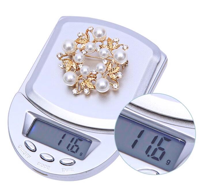 High Precision LCD Digital Scales Mini Pocket Jewelry Scales Electronic Gold Grams Weight Balance Scale 100g 200g/0.01 500g/0.1g