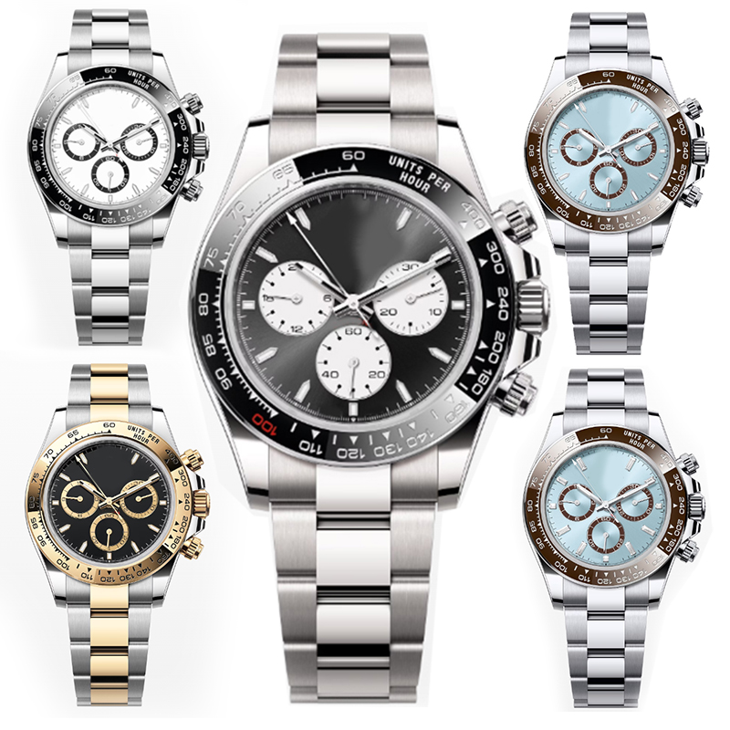 Le Mens watch luxury DHgate 40mm automatic mechanical sapphire designer watch 904L stainless steel panda dial Montre De Luxe watches Wristwatches AAA jason007 S