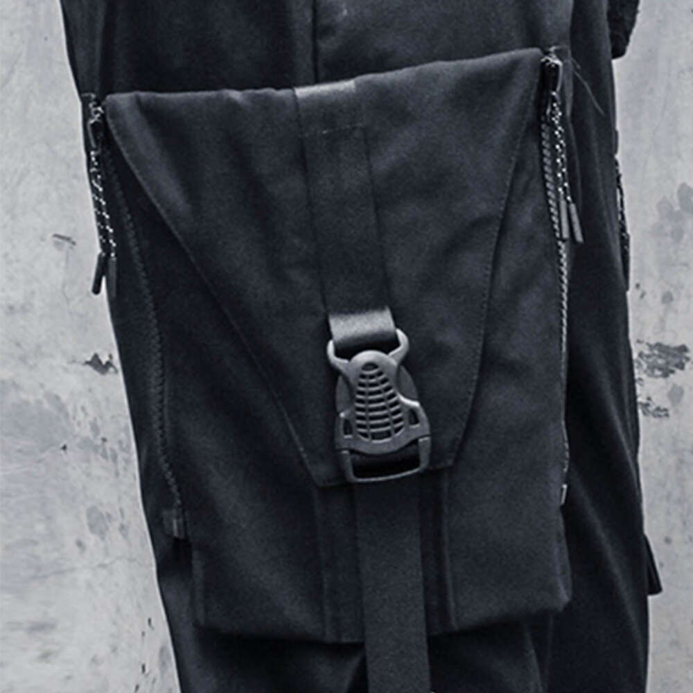 Functional Overalls Male Nine Points of the Foot Trousers Pocket Feet Haroun Pants