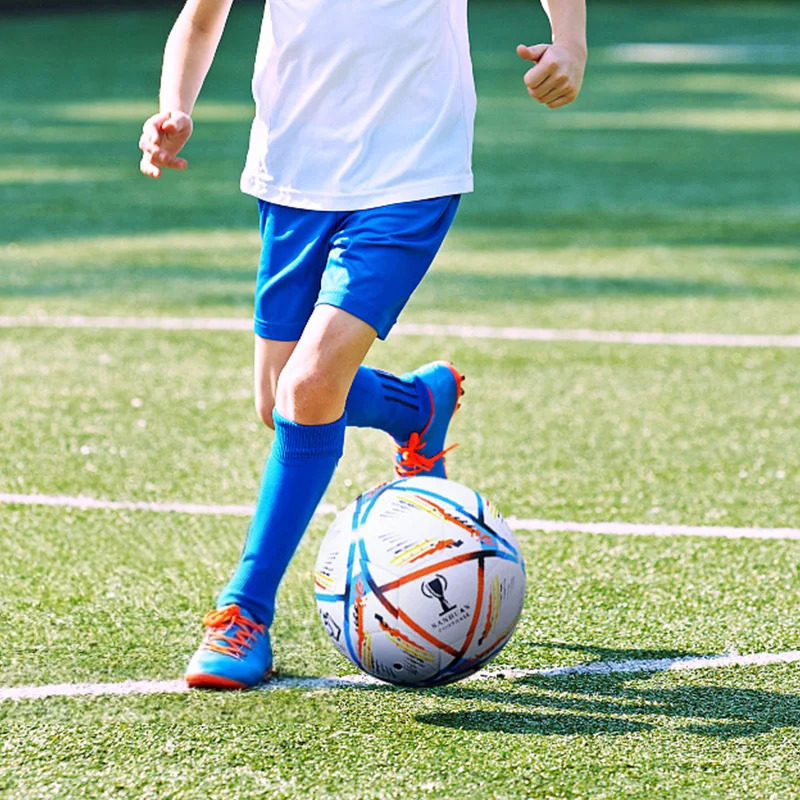 LIYAFEI Size 5 Footballs Soccer Adults Youth Training Match Game Standard Futsal Balls High Quality Football Free Gifts 231220