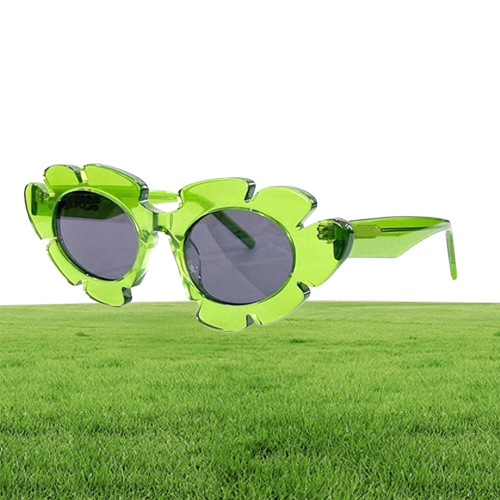 New fashion design sunglasses 40088U special flower shape frame trendy full of personality style outdoor uv400 protection eyewear