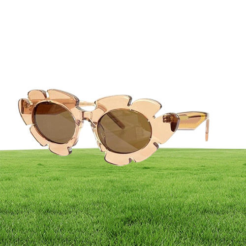 New fashion design sunglasses 40088U special flower shape frame trendy full of personality style outdoor uv400 protection eyewear