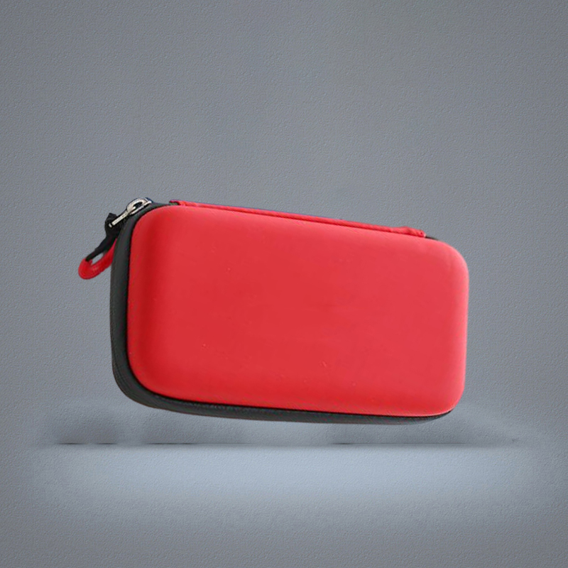 Portable Cooler Bag Diabetic Organizer Medical Travel Case Cooler Pack 2 Ice Pack EVA Material Box Bag