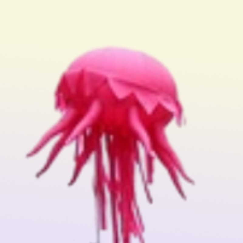 New arrival advertising inflatable hand raised jellyfish add lights balloons inflation ocean parade animals for party event decora