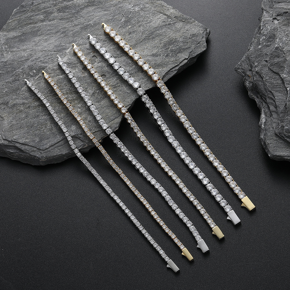 Chain Fine Men Women Tennis Bracelet Sterling Silver 925 100% GRA VVS1 D Color With Certificate 230411