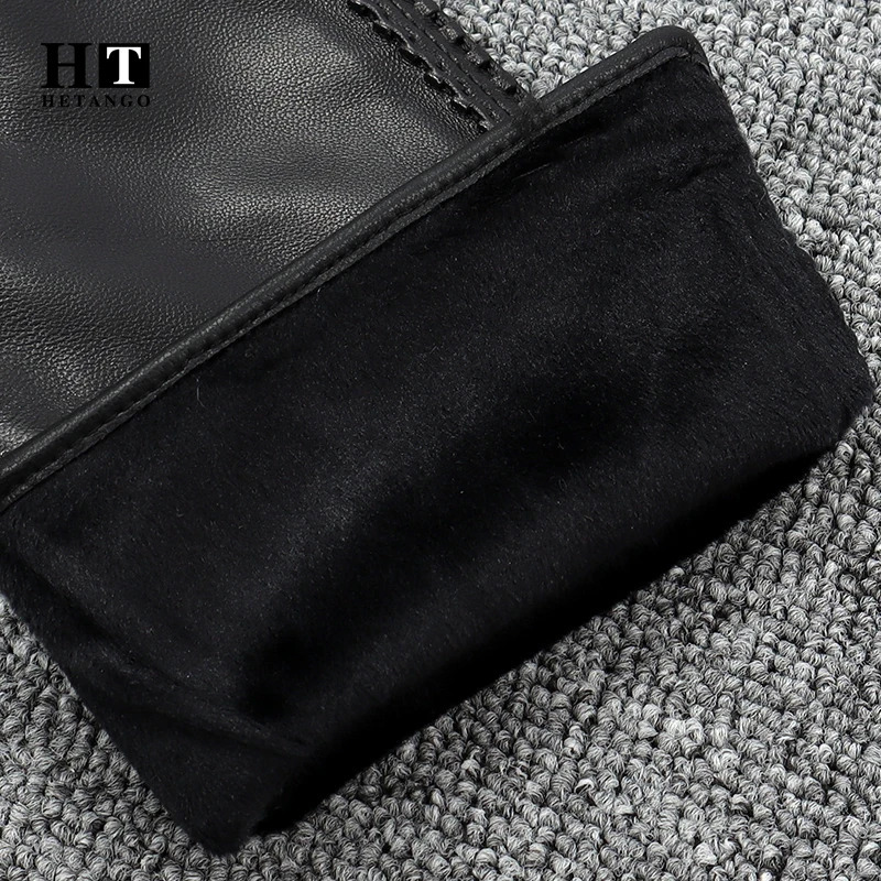 Winter Women Fashion Sheepskin Arm Sleeve Outdoor Warmth Fluff Lining Genuine Leather Mittens Female Long Style Elbow Gloves 231220