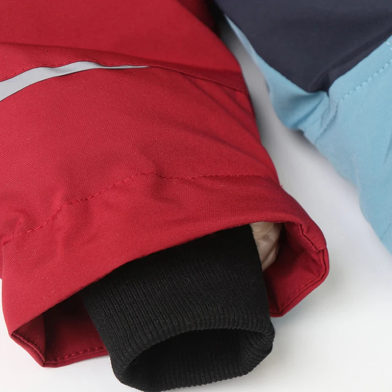 IYEAL Winter Cotton Coat Childrens Jacket For Baby Boys Clothes Warm Kids Jumpsuit Waterproof Ski Suit Thicken Snow Wear 231220