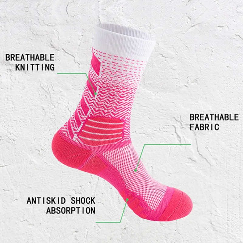 Mens Basketball Tennis High Socks Fitness Soccer Accessories Cycling Football Running Antiskid Racing Climbing For Sports 231220