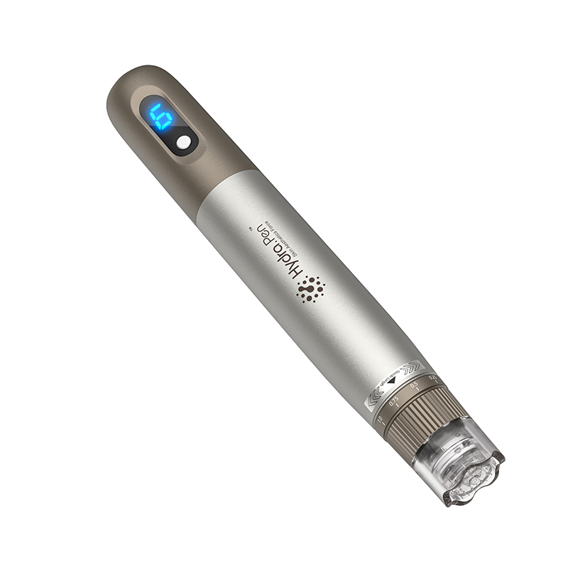 Wireless Hydra Pen H3 Derma Microneedle Machine HydraPen Professional Dermapen Microneedling Acid Applicator 6 Speed 2Pcs 12 Pins Needles Cartridges M