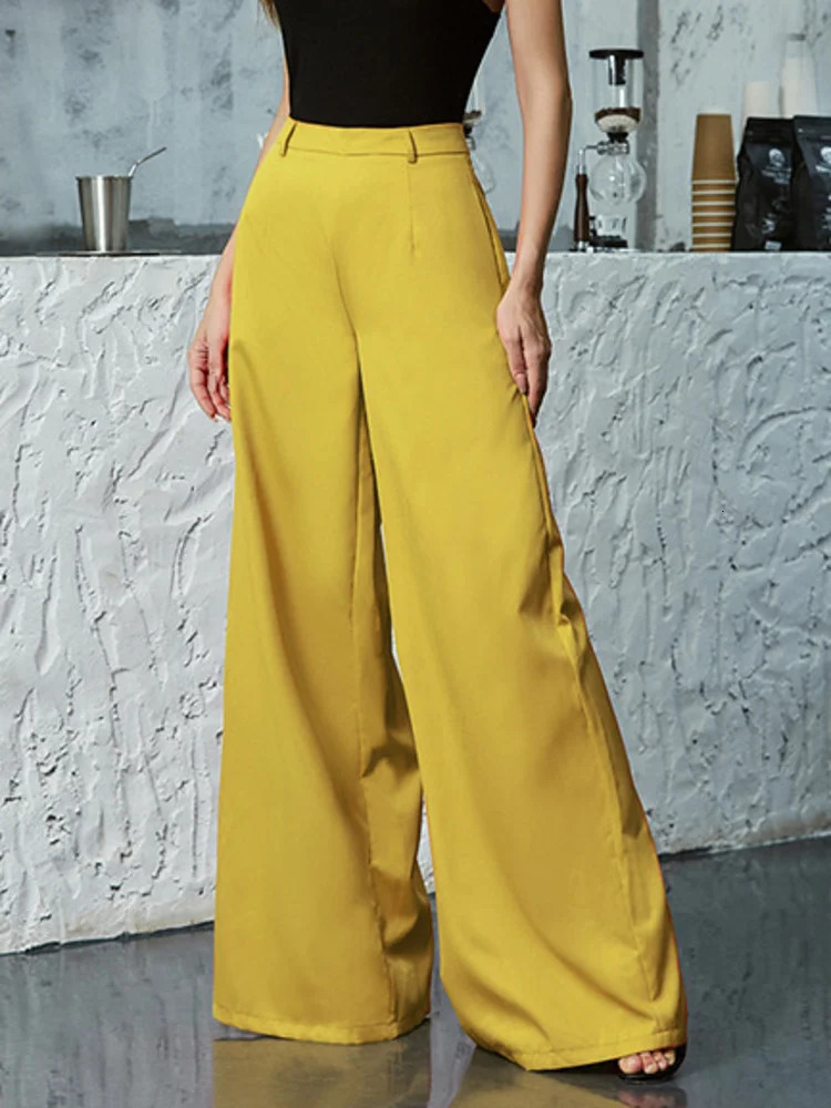 women's High Waist Wide Leg Pants loose women's multicolor floor long wide leg pants 231221