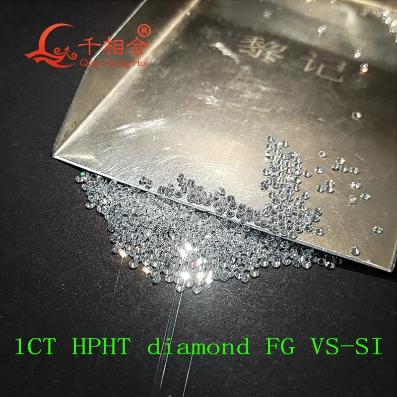 1ct 0829mm HPHT Lab Created melee diamond FG VSSI white color Looks Like Diamond loose stone for jewerly making 231221