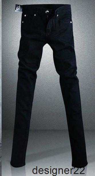 Black Micro Elastic SKinny Jeans Men Teenagers Casual Pencil Pants Cotton Thin Boy Handsome Hip Hop trousers