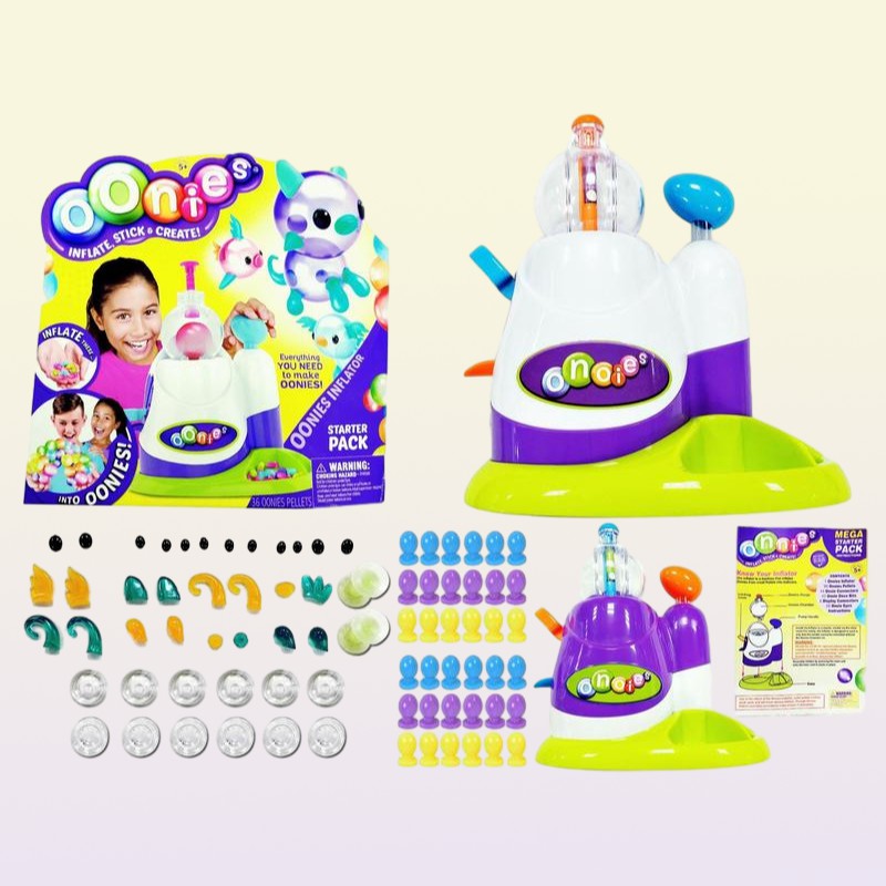The Oonies RefillPack Children DIY Handmade Creative Ball Onoies Bubble Inflator Toy Table GameToy Balloon Play Set 220426