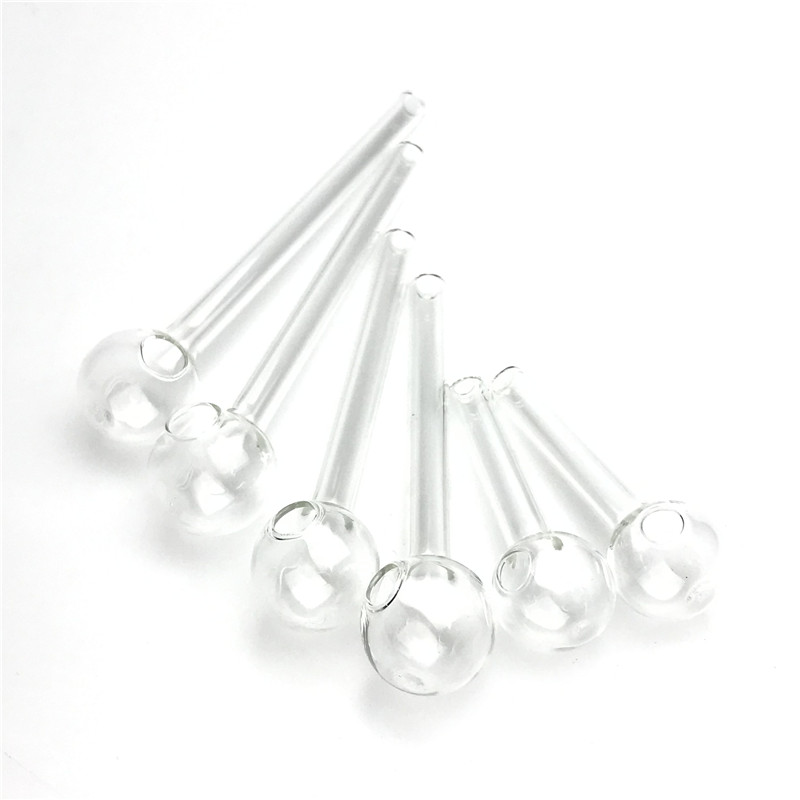 Mini Straw Test Oil Burner Glass Smoking Pipes - High Quality Clear Pyrex Water Bong Accessory