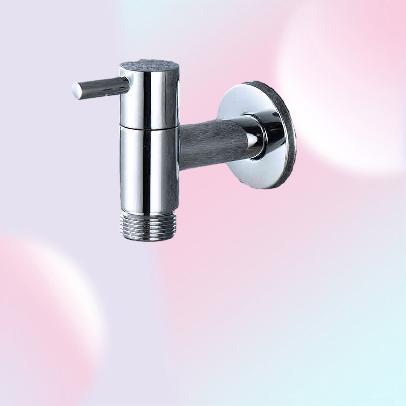 Wall Mounted Small Decorative Garden Faucet Long Washing Machine Water Basin Bibcock Taps1394029
