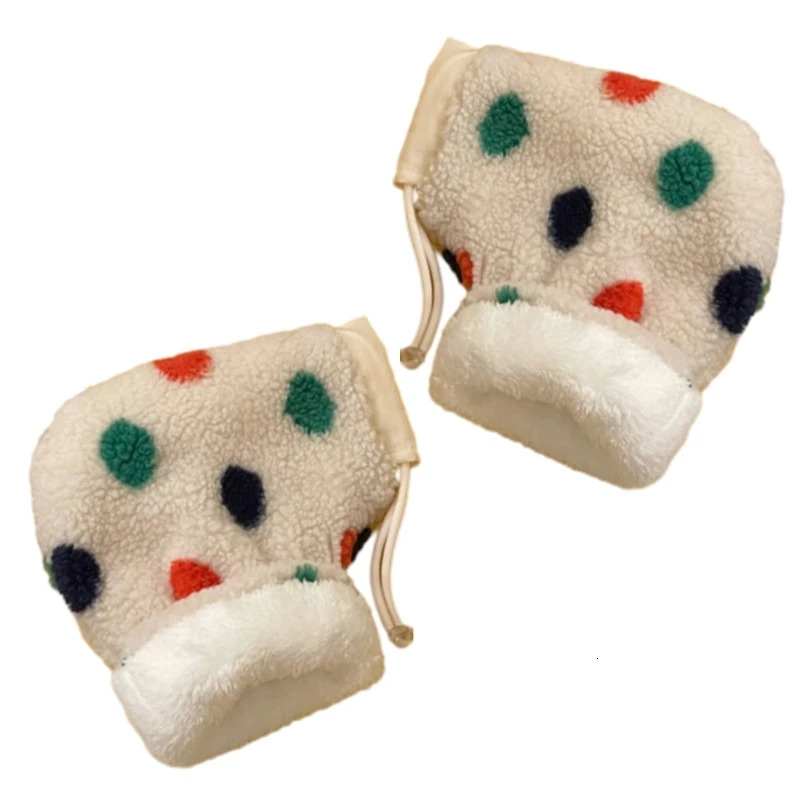 Stylish Bike Riding Gloves Functional Hand Warmers Cartoon Warm Mittens Winter Essential for 3-12T Boys Girls 231221