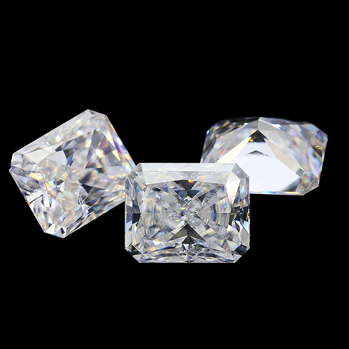 Radiant Cut Loose Single Stones 02ct to 15ct D Color VVS1 Lab Gems Pass Diamond Tester With GRA Certificate 231221