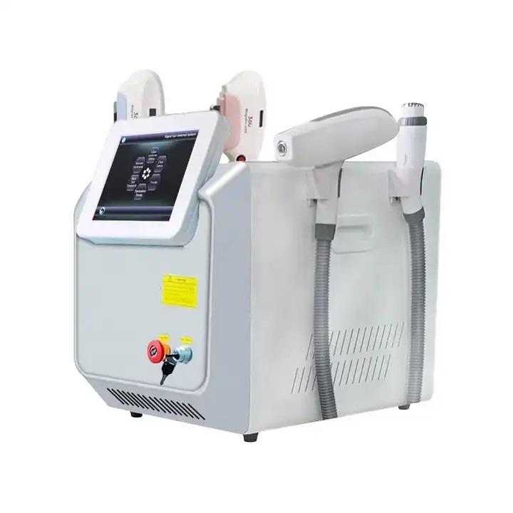 2024 Hot Selling 3/4 Handles IPL OPT RF Nd YAG Laser Tattoo Removal Skin Rejuvenation Whitening Tightening 4 in 1 OPT Hair Removal Permanent Machine