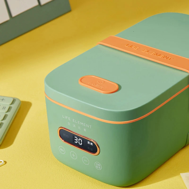 220V 1L Mini Lunch Meals Box Automatic Portable Fast Heating Electric Rice Cooker Easy For Travel 231221