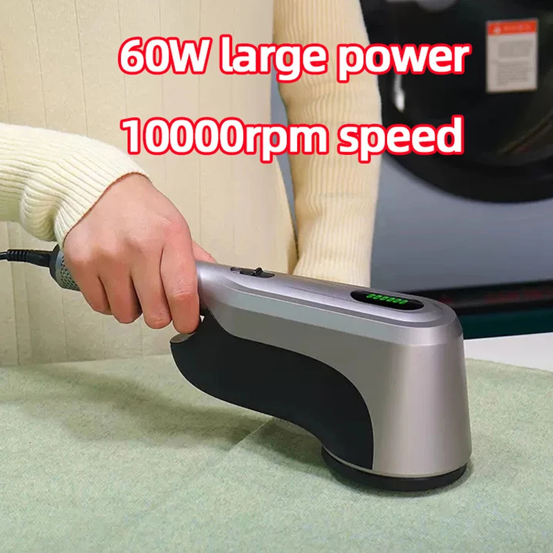60W Commercial Lint Remover Spool Machine Professional Hairball Trimmer Clothes Electric Lint Remover Dry Cleaners Shaving Ball 231221