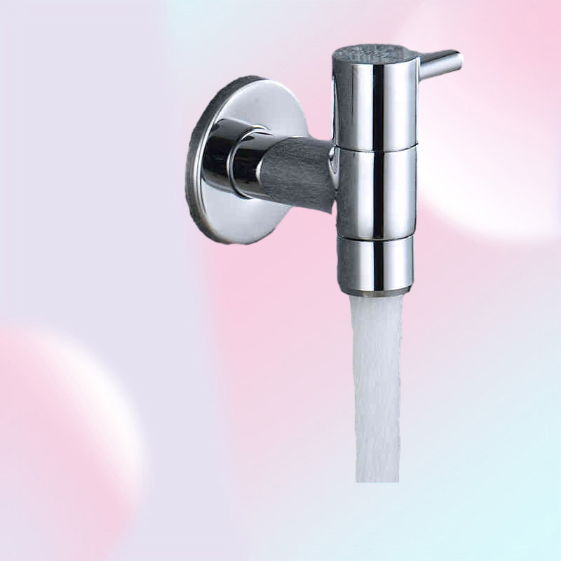 Wall Mounted Small Decorative Garden Faucet Long Washing Machine Water Basin Bibcock Taps1394029