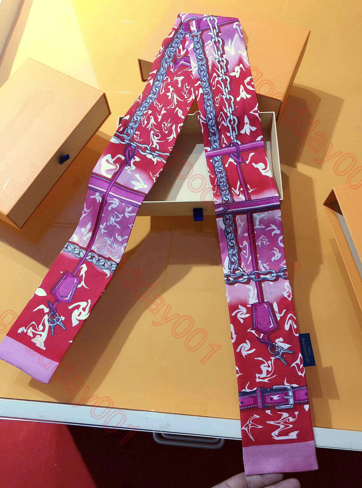 2024 Classic Handbag Scarf Headbands Women Letter Flower Silk Scraves Up And Away Bandeaux Bag Hair Bandeau Bees Silk Neck Bow Monogram Confidential Bandeau