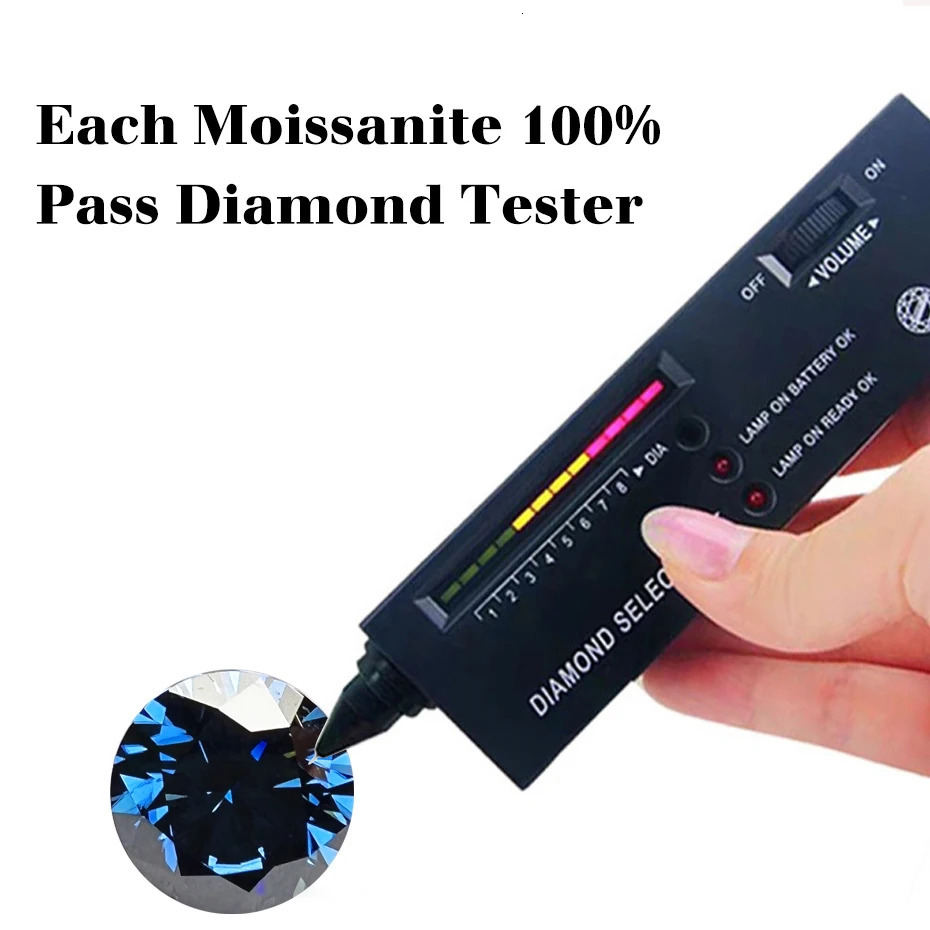 Round Cut 01ct to 6ct Natural Stones Royal Blue Loose Gems Pass Diamond Test For Jewelry Gemstones With Certificate 231221