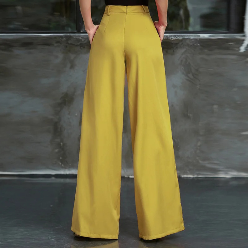 women's High Waist Wide Leg Pants loose women's multicolor floor long wide leg pants 231221