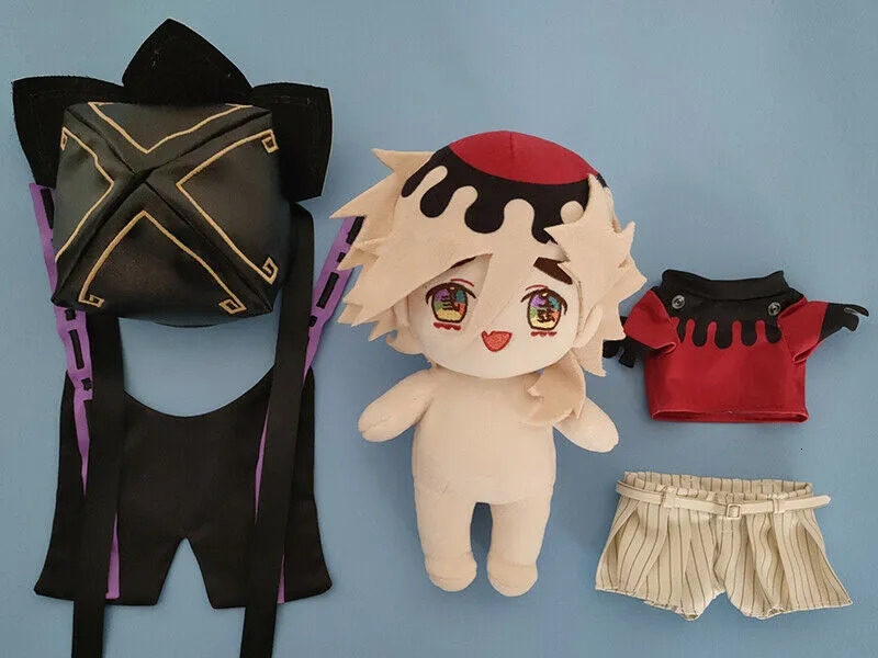 Demon Slayer Plush Douma Figure Plushie Doll Clothes Changeable Japan Anime Cosplay Merch Cartoon Comic Toy Manga Gift 8" 20cm 231221