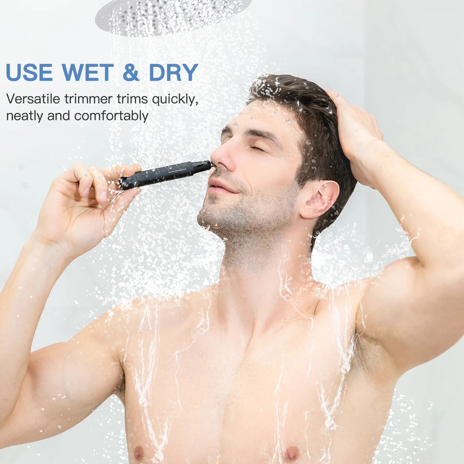 Lithium Electric nose hair trimmer for men eyebrow epilator ear razor nose hair removal machine shaver hair clipper nose haircut 231221 - view 4