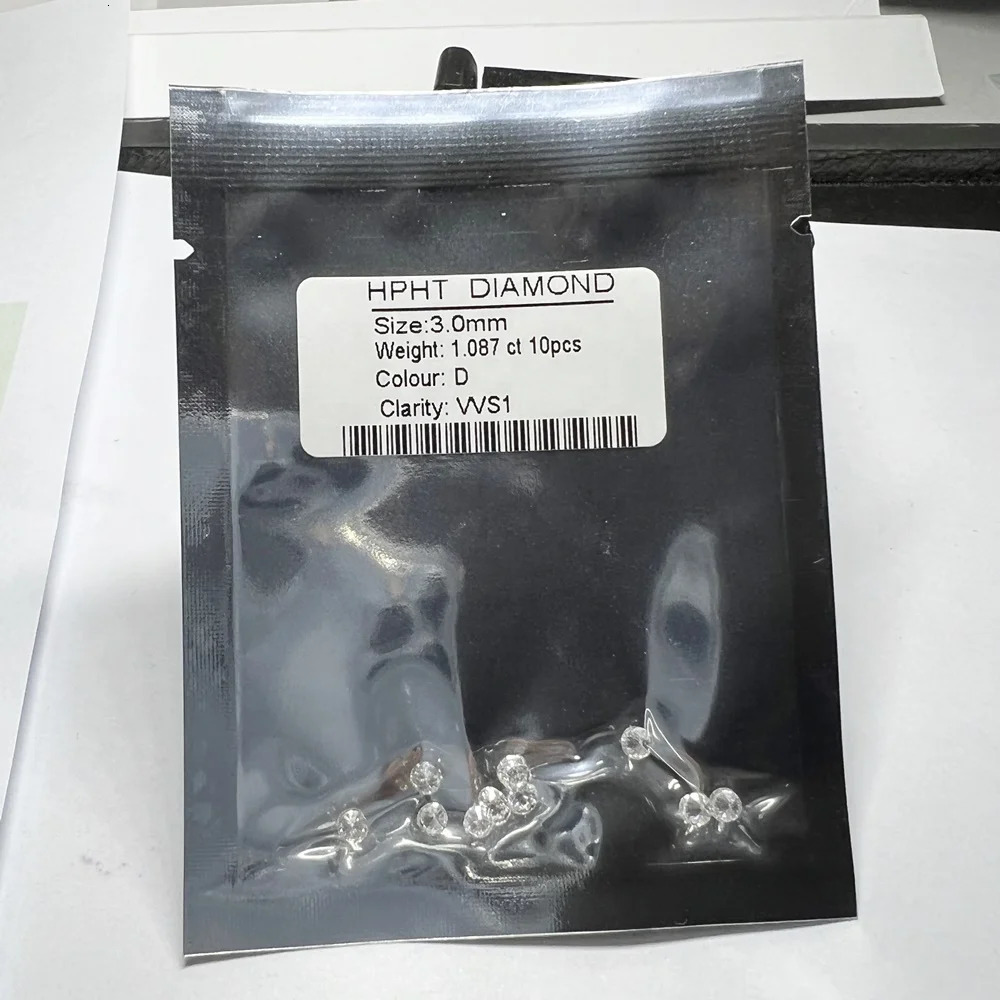 COSFIX Small Size Round Cut Lab Grown Diamond HPHT DEF Color VVSVSSI Clarity Loose Gems Jewelry Made 231221