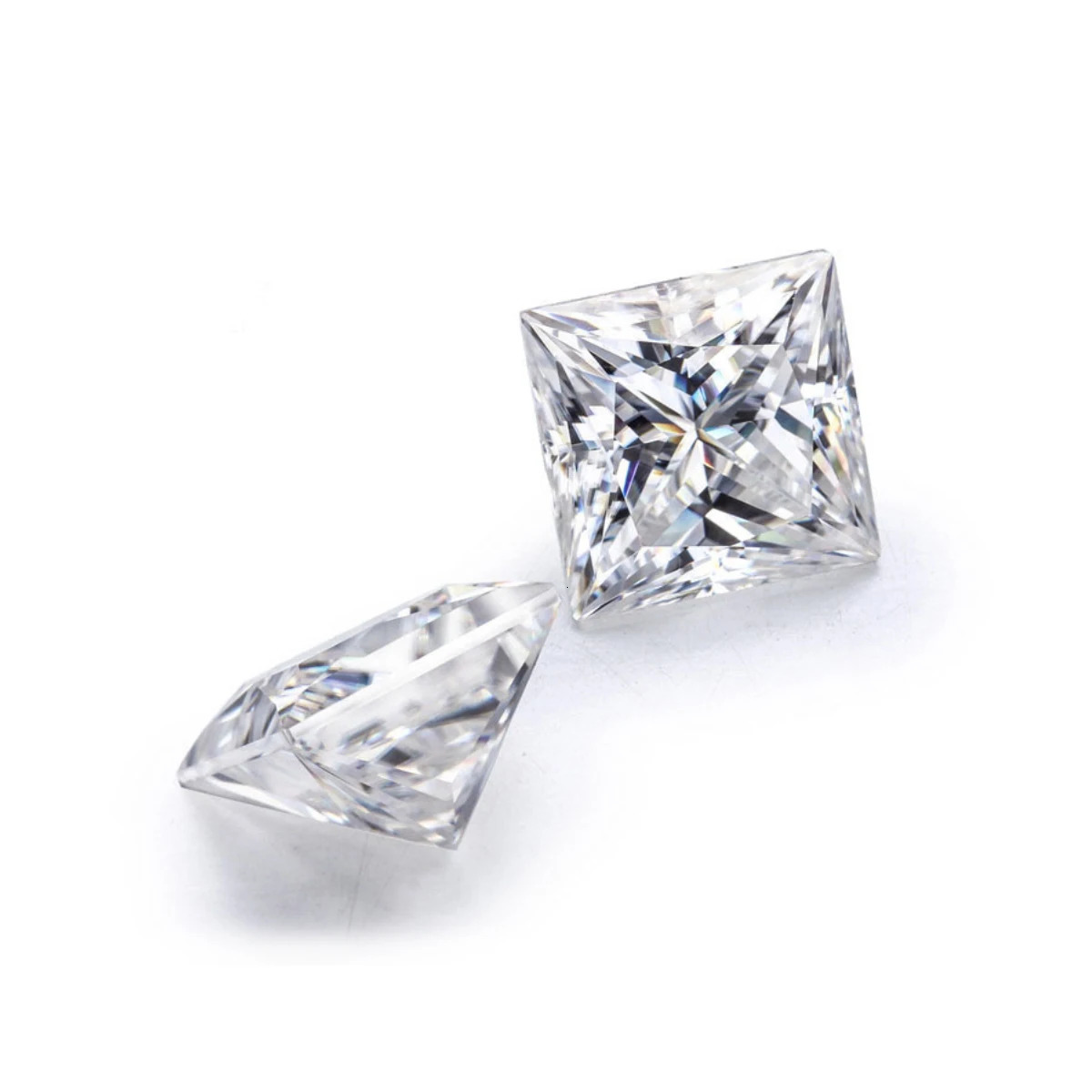 Loose Gemstone Princess Cut Stone 1ct10ct D Color VVS1 Beads For Women's Jewelery Diamond Ring Material Bulk 231221