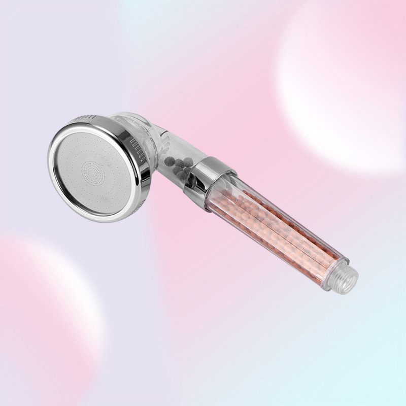 3 Function Adjustable Jetting Shower Head Bathroom High Pressure Water Saving Handheld Anion Filtered Rainfall Spa Shower Heads SH