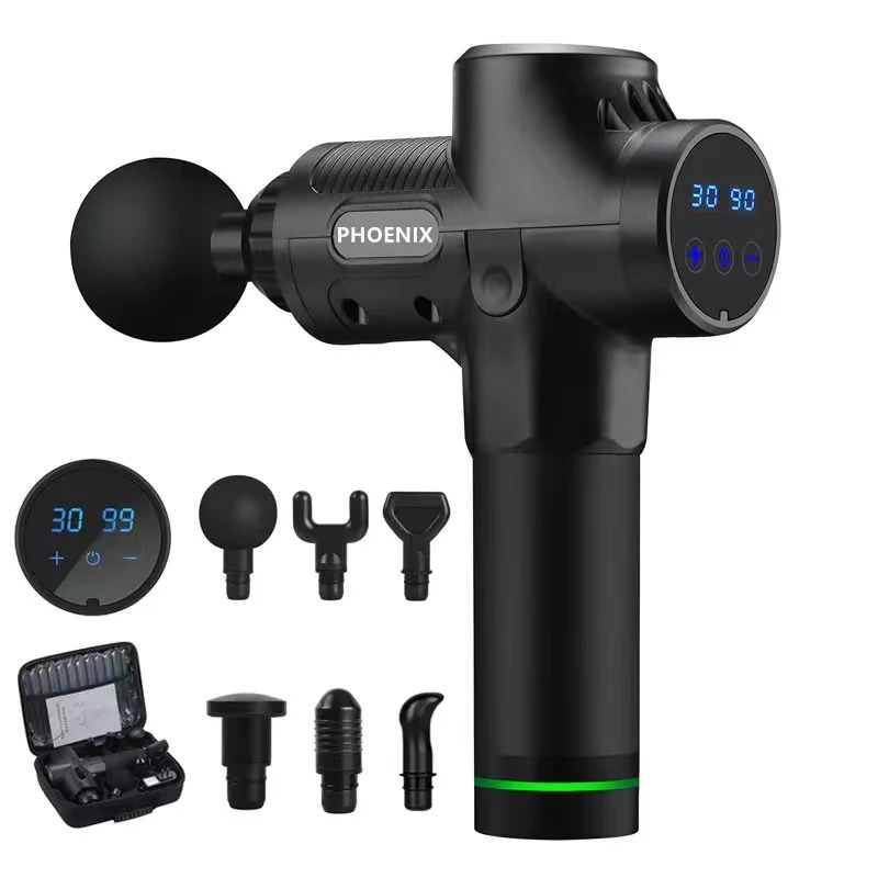 PHOENIX A2 PRO ATHLETE MASSAGE GUN High frequency Massage Gun Muscle Relax Body Relaxation Electric Massager with Portable Bag 231221