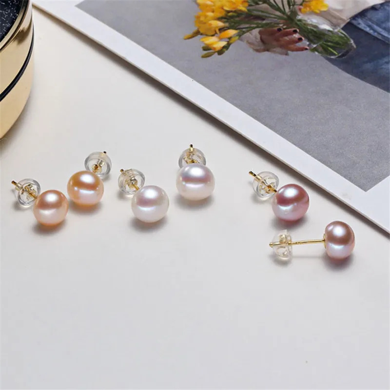 Zhuji Supplier 3A White Button Pearl 354mm Cultured Loose Freshwater Pearls With Half Hole 231221