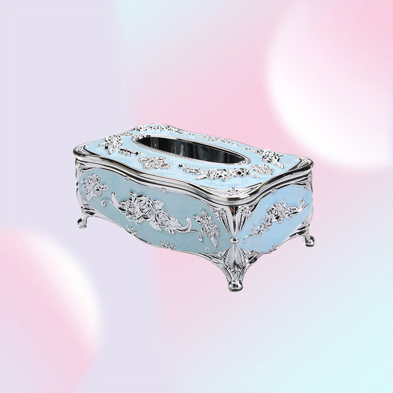 Elegant European Style Tissue Box Cover Chic Napkin Case Holder el Home Decor Organizer Room KTV Supplies Furnishing Box 2103264588922