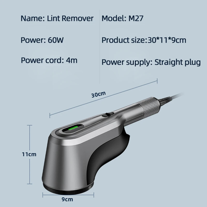60W Commercial Lint Remover Spool Machine Professional Hairball Trimmer Clothes Electric Lint Remover Dry Cleaners Shaving Ball 231221