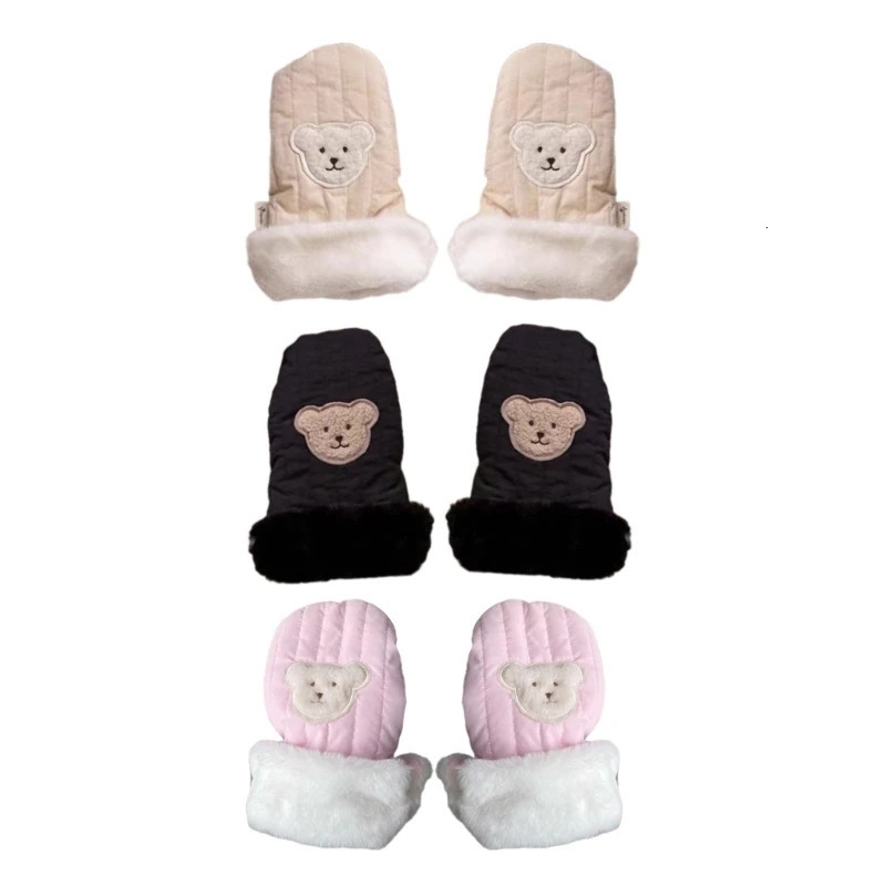 Baby Strollers Handmuff Windproof Hand Warmer Soft Warm Mittens for Winter Walks 231221