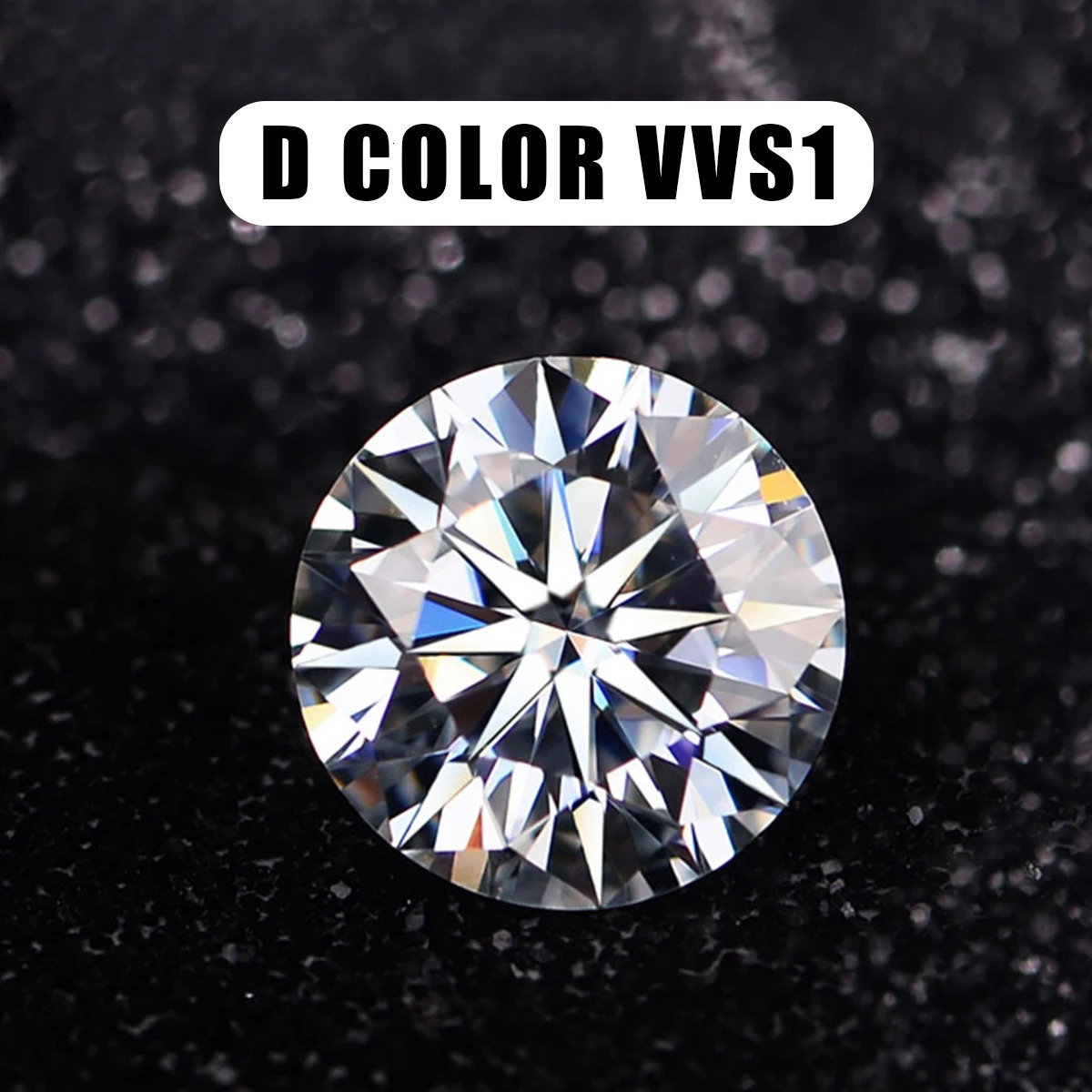 Real Loose Stones Gemstones 5mm to 18mm D Color VVS1 Round Diamond Excellent Cut Pass Test with GRA Certificate 231221