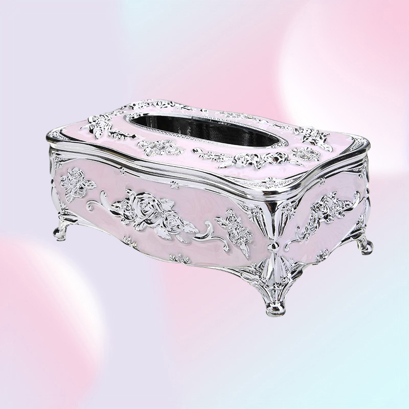 Elegant European Style Tissue Box Cover Chic Napkin Case Holder el Home Decor Organizer Room KTV Supplies Furnishing Box 2103264588922
