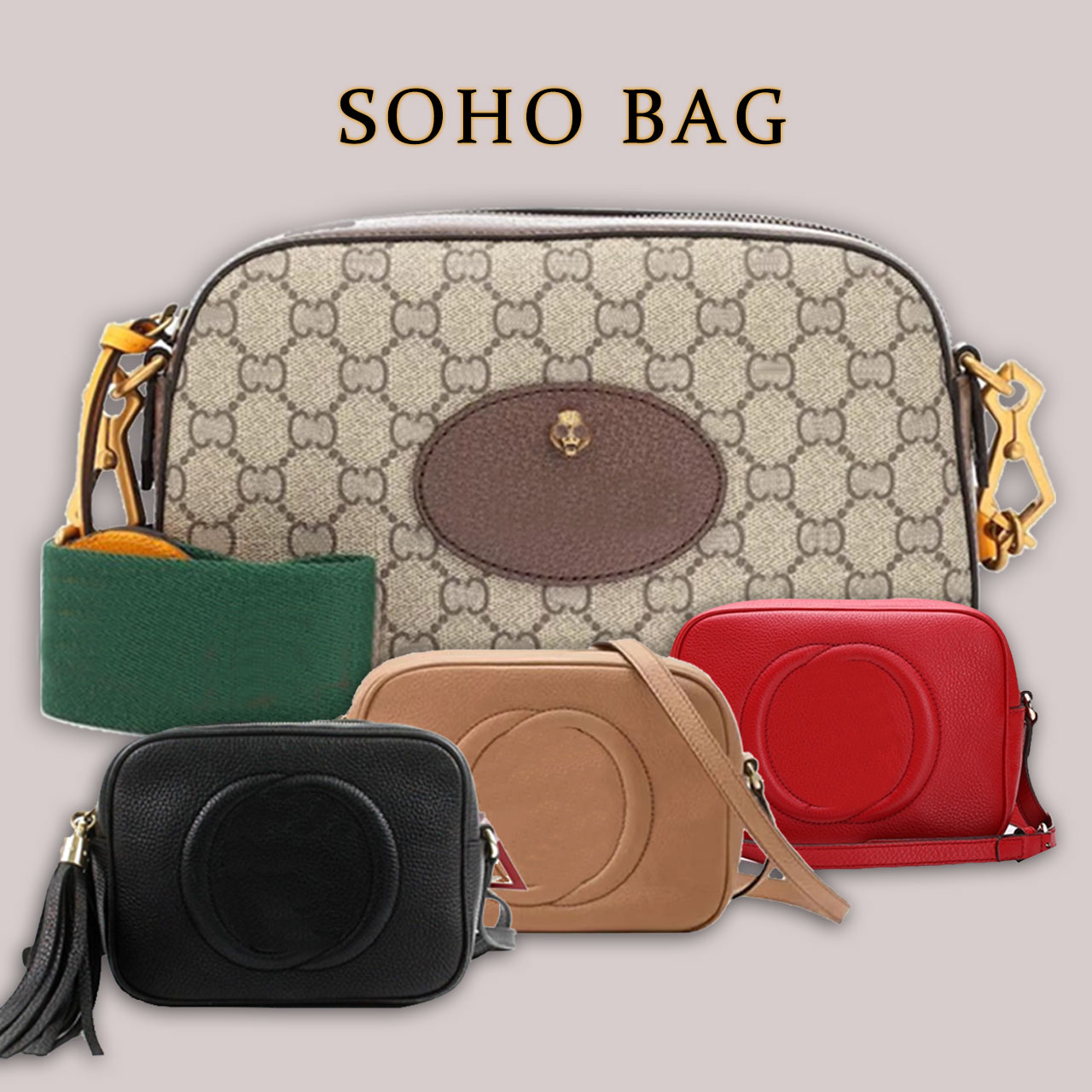 Designer Bag Neo-Retro 2G Soho Disco Bag Snapshot Camera Bag High Quality Leather with Fringe Crossbody Bag Luxury Bag Handbag Ladies Fashion Designer Gift